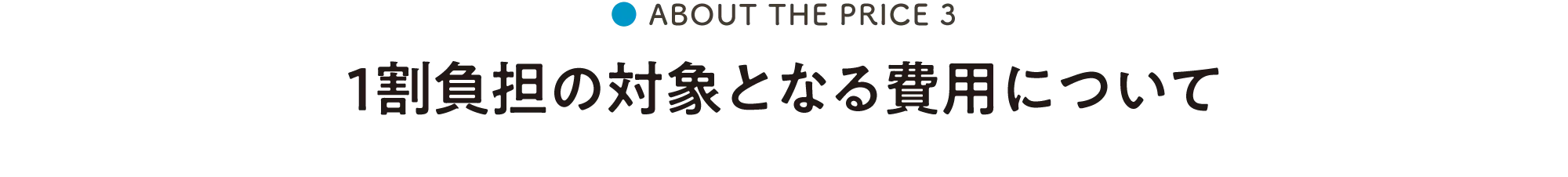 １割負担の対象となる費⽤について